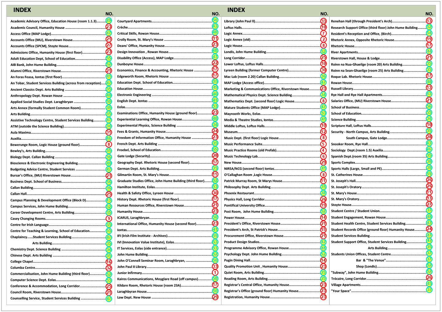 Campus Map | Maynooth University