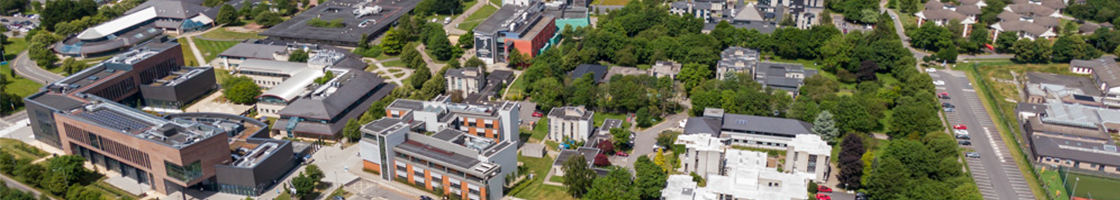Aerial photo of Maynooth University North Campus
