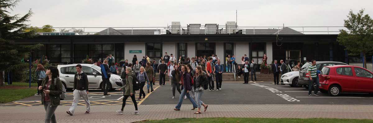 Arts Building - Students Outside - Maynooth University