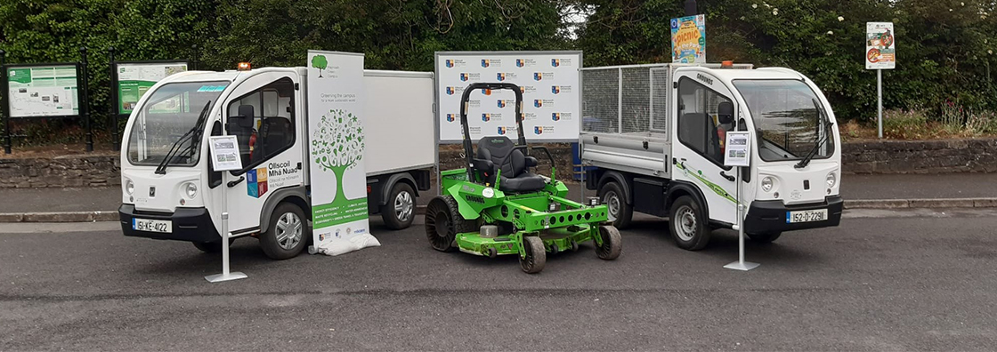 Maynooth University Electric Vehicles at Maynooth picnic in the park