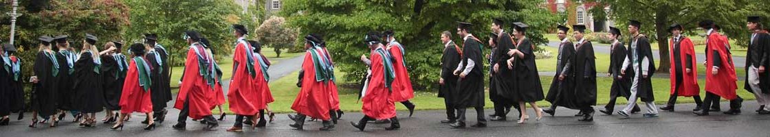 Graduation Procession - Graduates Walking - Maynooth University