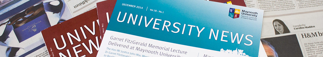 Communications - Newsletter single head banner - Maynooth University
