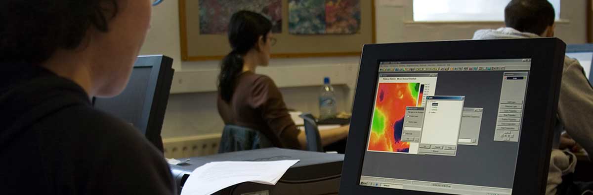 Postgraduate - Student Using a Computer - Maynooth University