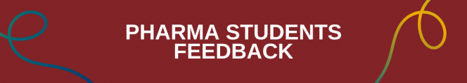 Pharma student feedback