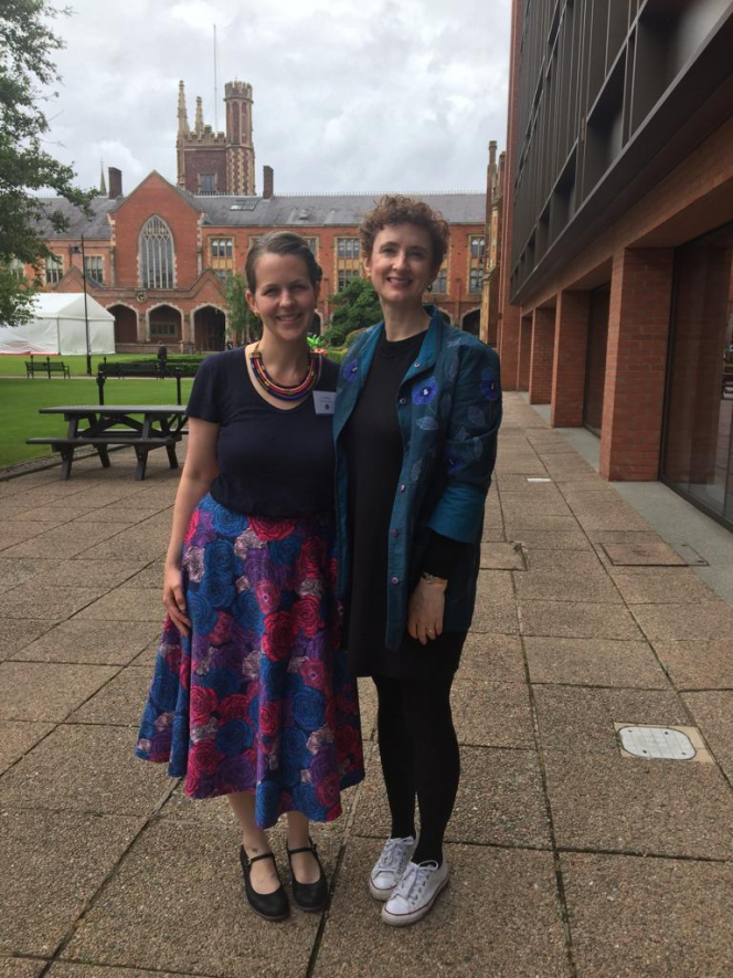 Dr A Larkin & Dr E Ritchey, SFS Conference, Queens University Belfast