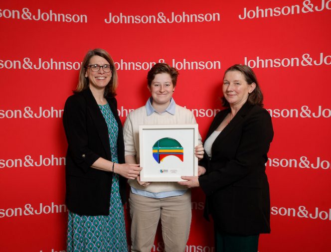 Johnson and Johnson’s Women in STEM2D (WiSTEM2D) Undergraduate Awards winner