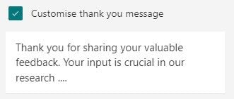 Customise thank you message_IT Services