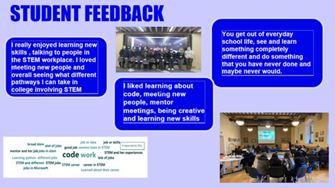 Student Feedback. You get out of everyday school life, see and learn something completely different and do something that you have never done and maybe never would.
