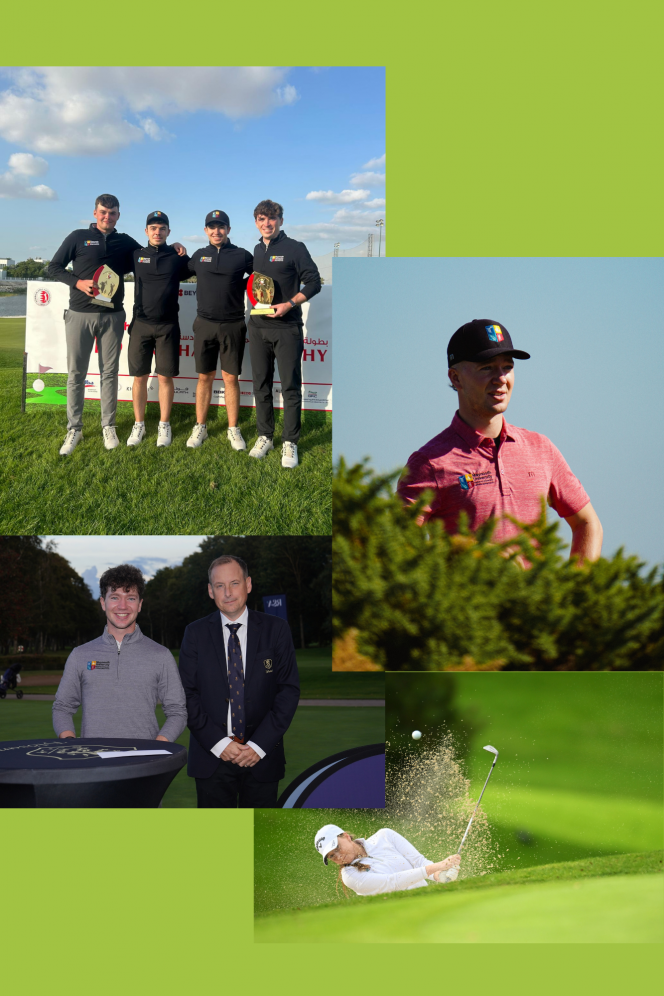 Golf scholars collage January 2025