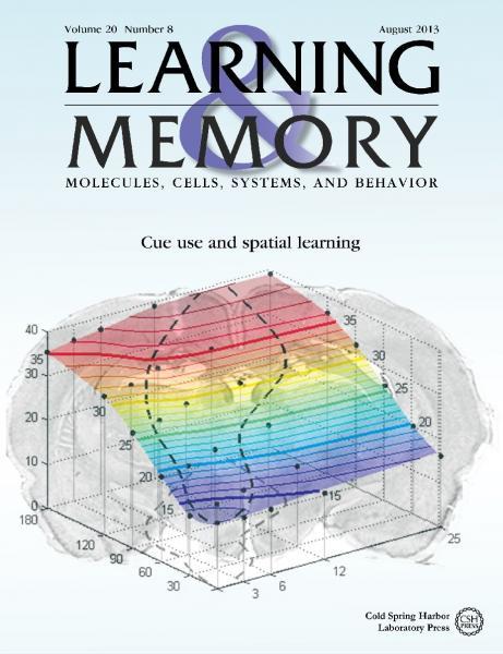 Learning & Memory Cover Sean Commins Mairead Diviney