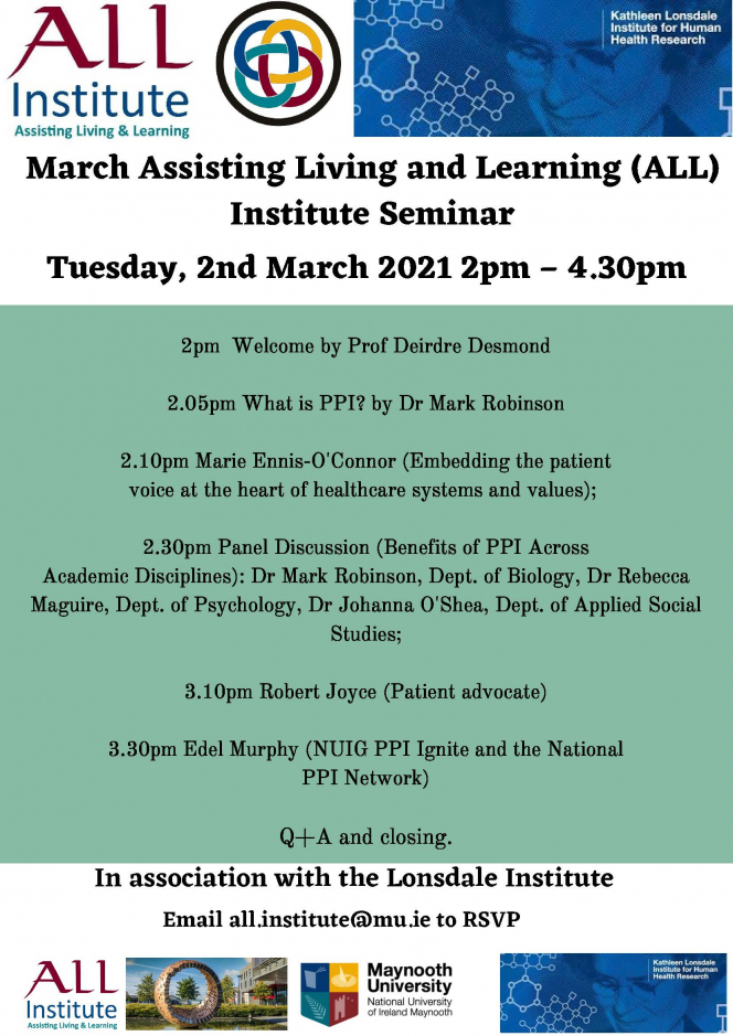 ALL Institute virtual Seminar in association with the Lonsdale Institute, Tuesday, 2nd March 2021