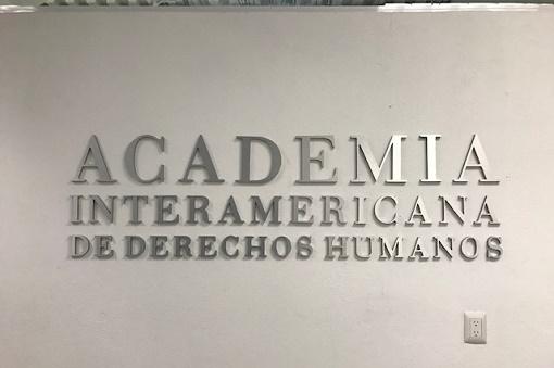 Photo of the Academia Interamericana de Derechos Humanos of the Universidad Autonoma de Coahuila (Mexico).
