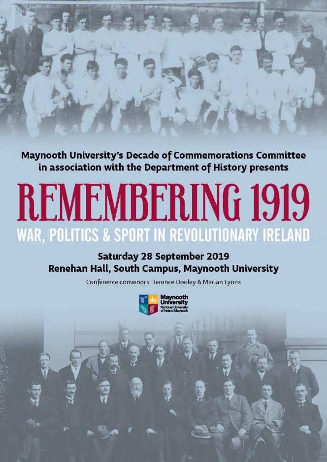 Remembering 1919 Conference programme cover