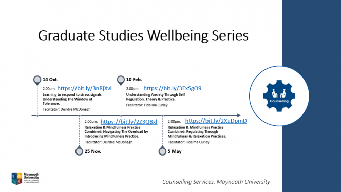 Graduate Studies Student Wellbeing Series