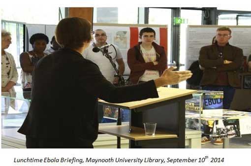 Image of Ebola event in the Library