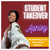 Image of MH208 student Ashley promoting Instagram takeover