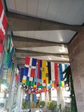 Flags at the WHO building