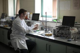 Chemistry - Fiachra Bolger in Lab - Maynooth University