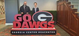 IO_Dr. Emmanuel Kypraios and Claire Doran at the UGA Center for Continuing Education