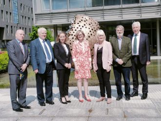 Former MEPs with Mairead McGuiness, John O'Brennan and Alex White