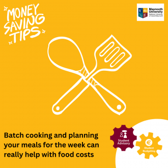 Batch cooking and planning your meals for the week can really help with food costs