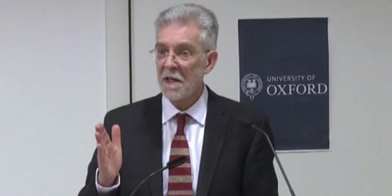 Prof. David Scourfield delivers the 2017 Fowler Lecture at the University of Oxford