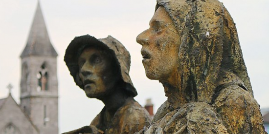 Famine Memorial Dublin c. Robert Linsdell, Wikimedia