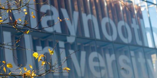 The outside of Maynooth University Library