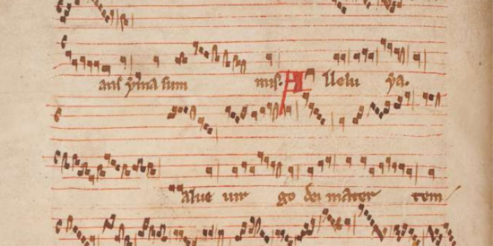 Thirteenth century Scottish musical manuscript