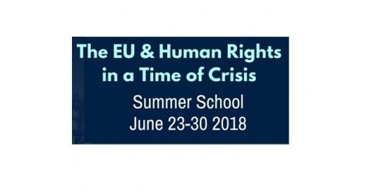 Text logo - The EU and Human Rights in a Time of Crisis.