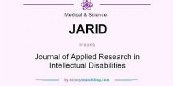 JARID: Journal of Applied Research in Intellectual Disabilities