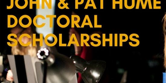 John and Pat Hume Doctoral Scholarships