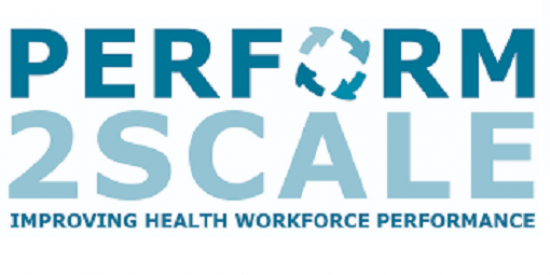 Perform2Scale : Improving Health Workforce Performance.  Logo