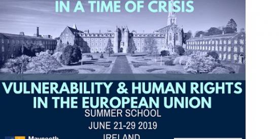 The EU and Human Rights in a Time of Crisis.  Vulnerability and Human Rights n the European Union.  