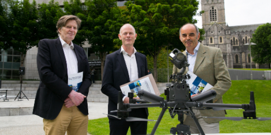 The ‘International Best And Emerging Practice Report’ has been launched as part of the ‘Accelerating The Potential Of Drones For Local Government’ project at DCC offices in Dublin