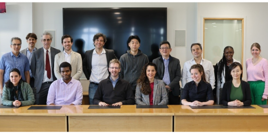 Sitting (from left to right): Andrea Pozas-Loyo, Universidad Nacional Autónoma de México Zim Nwokora, Deakin University Australia Oran Doyle, Trinity College Dublin Mariana Velasco Rivera, Maynooth University Eva van Vugt, Maastricht University, Netherlands Jeong-In Yun, Korea University, South Korea Standing (from left to right): Joel Colón-Ríos, Essex University, UK Ignacio Giuffré, Universitat Pompeu Fabra, Spain Mark Graber, Maryland University, USA David Kenny, Trinity College Dublin Juliano Zaiden Ben