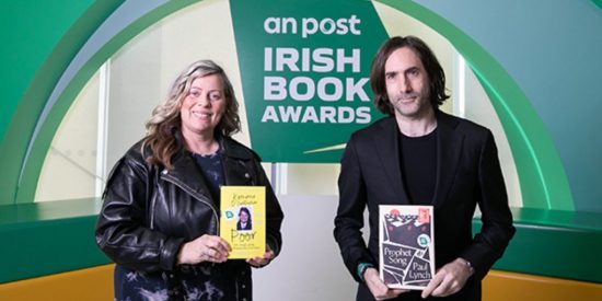Dr Katriona O'Sullivan and Paul Lynch, shortlisted for the An Post Irish Book Awards