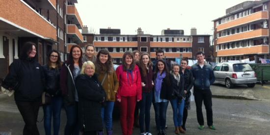 Student field trip to Dolphin House Dublin