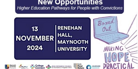 New Opportunities - Higher education pathways for people with convictions