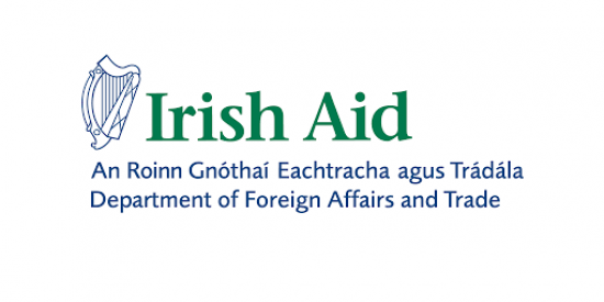 Logo of Irish Aid, Department of Foreign Affairs and Trade