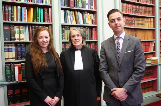 Superior Court Internship Rachael Doyle and Ross Power Maynooth