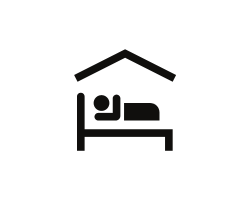 IO_Accommodation long term and short term icon for student arrival template